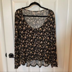 Floral Button Up Blouse